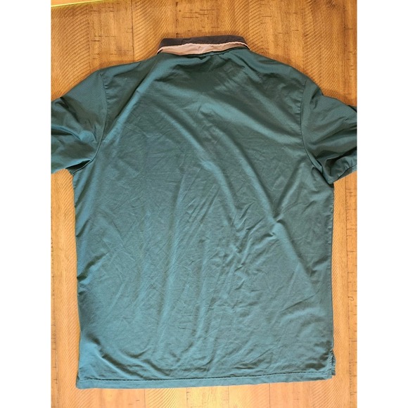 Adidas Climacool Golf Men Size XL Teal Short Sleeve Athletic Polo Shirt Trueline - Picture 4 of 6